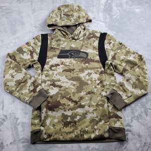 Nike Seattle Seahawk Salute to Services Boys Size XL ( 18 / 20 ) Hoodie Sweatshi